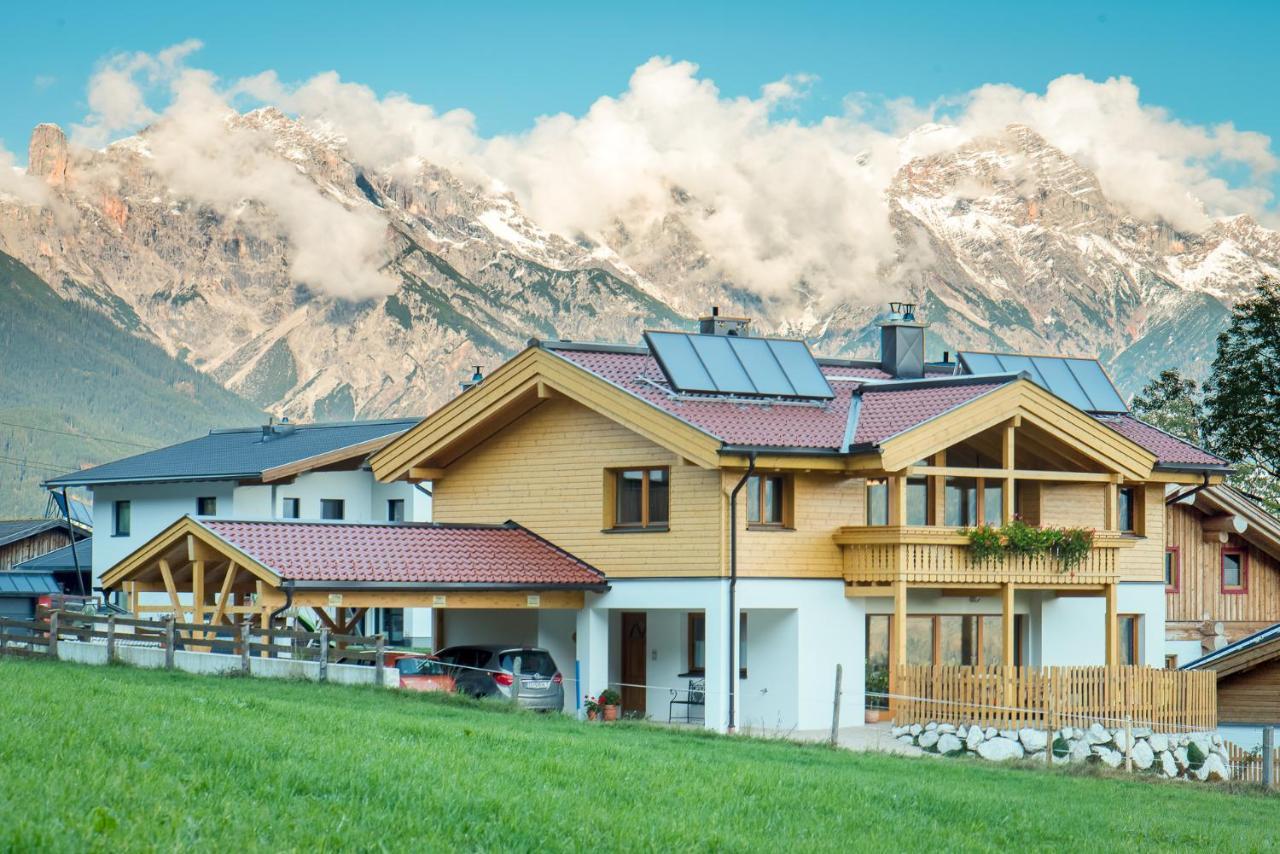 Penthousewohnung Mit Garten Sauna Pool Maishofen Kültér fotó